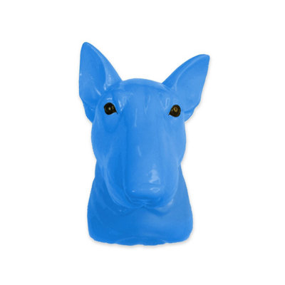 Walplus Animal Head Home Decoration Wall Art Sculpture - Blue Dog
