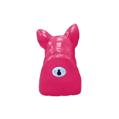 Walplus Animal Head Home Decoration Wall Art Sculpture - Pink Dog