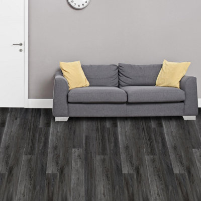 Wood Woven Ash Grey Pattern Laminates, For Flooring, Thickness: 2