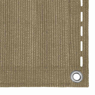 WALPLUS Balcony Privacy Screen - HDPE Fabric - Breathable Weave ...
