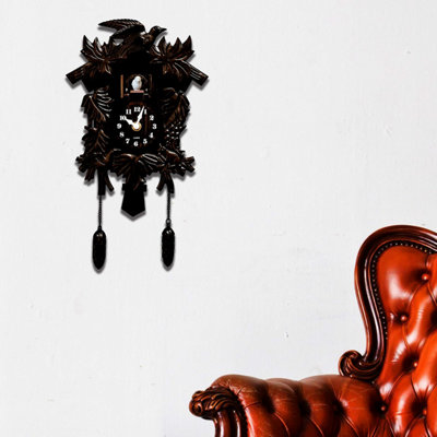 Walplus Black Forest Vintage Wall Clock Cuckoo - 3