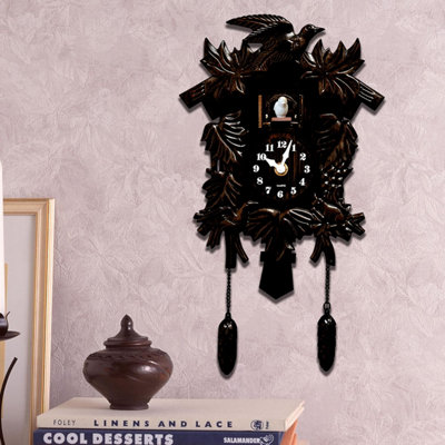Walplus Black Forest Vintage Wall Clock Cuckoo - 6