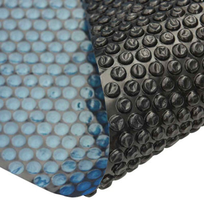 Walplus Black Solar Swimming Pool Cover Round 0.1 mm 549 x 549 cm