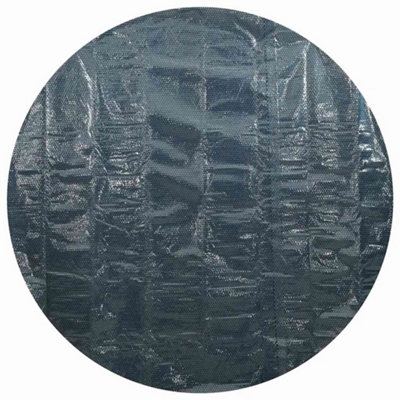 Walplus Black Solar Swimming Pool Cover Round 0.1 mm 549 x 549 cm