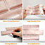 Walplus Blush Pink Subway Brick Tile Stickers 2D Multipack 24Pcs