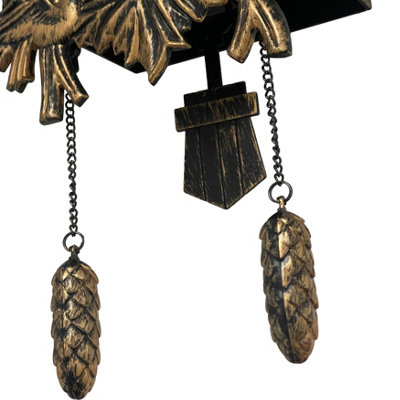 Walplus Brown Vintage Wall Clock Cuckoo - 6