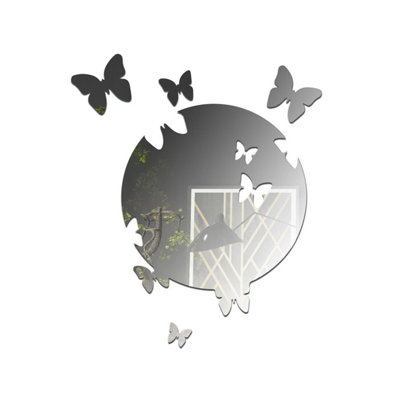 Walplus Butterfly Mirror Sticker