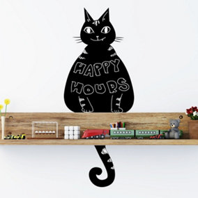 Walplus Cat Blackboard Kid's Home Decoration Sticker Chalkboard Wall Art