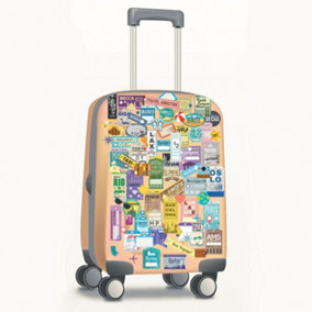 Walplus Classic Luggage Labels Travel Mural Wall Stickers Decoration Home 60Cm X 50Cm Kids Sticker PVC Multicoloured