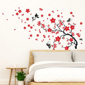Walplus Combo Adult - Blossom Flower Wall Sticker - 120pcs