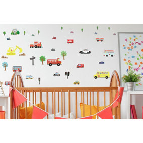 Walplus Combo Kids - A Little Boy's Dream Wall Sticker PVC