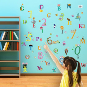 Walplus Combo Kids Alphabet Wall Sticker - Number PVC