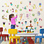 Walplus Combo Kids Alphabet Wall Sticker - Number PVC