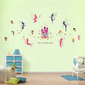 Walplus Combo Kids Castle - Delux Fairies Wall Sticker PVC