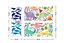 Walplus Combo Kids Happy Dinosaurs Wall Sticker - Blue Dinosaurs PVC
