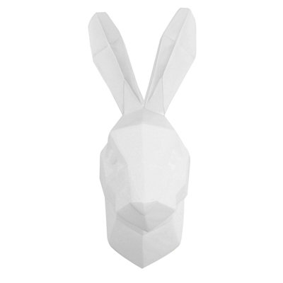 Walplus Contemporary Taxidermy White Rabbit Home or gifts idea Home ...