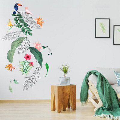 Sticker Mural Tropical
