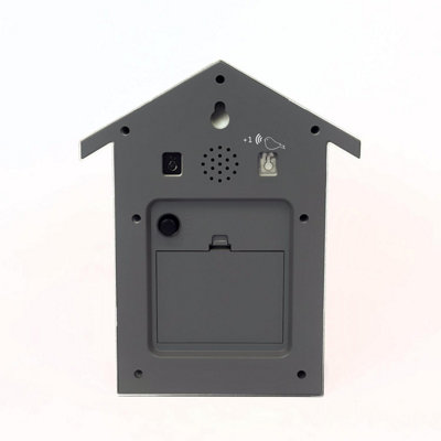 Walplus Cuckoo Clock with Four Working Bird and Pendulum - Elegant Bird Clock for Wall Decor, Classic Cookoo Clock - 25cm x 20cm