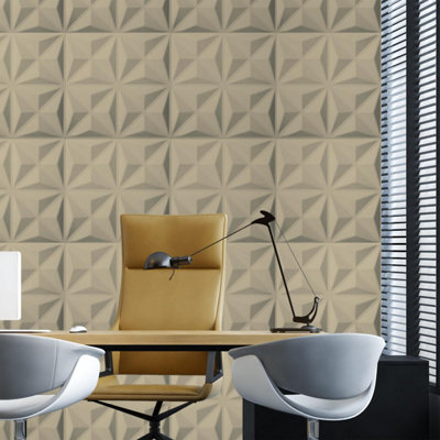Walplus Cullinans Eco Friendly 3D Wall Panels Decorative Tiles Eco Fiber - 3