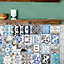 Walplus Earth Vintage Azulejo Combo Mix Tile Stickers