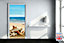 Walplus Europe Size 90Cm X 200Cm Beach Door Mural Sticker Home Decoration