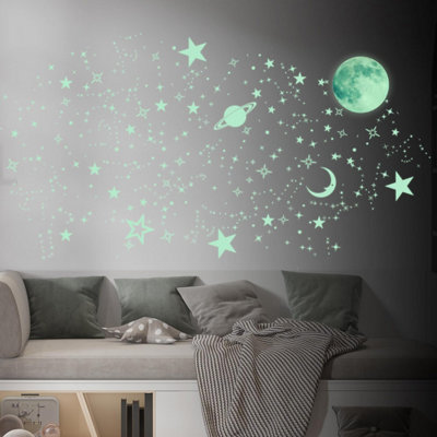 Moon and best sale stars room decor