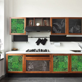 Walplus Grassland And Blackboard Furniture Wrap Self-Adhesive Decal Self-Adhesive Wall Sticker