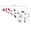 Walplus Large Magnolia With Roses Wall Stickers Mural Decal Room Décor