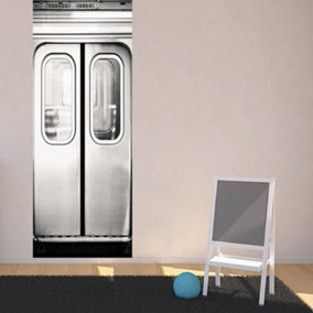 Walplus Lift Door Self Adhesive Door Mural  X 2 Packs