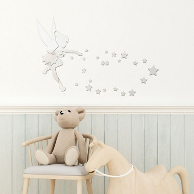 Walplus Little Girl Mirror Sticker | DIY at B&Q