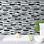 Walplus Metallic Turquoise Mosaic 3D Tile Stickers Multipack 60pcs