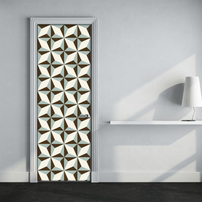 Walplus North Star Pattern - 6 Pcs - Door Mural | DIY at B&Q