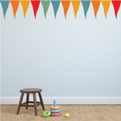 Walplus Party Flags Kids Sticker PVC Multicoloured