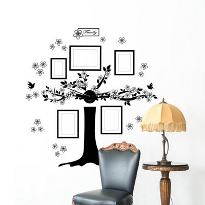 Walplus Photo Frame Birdcage Wall Clock