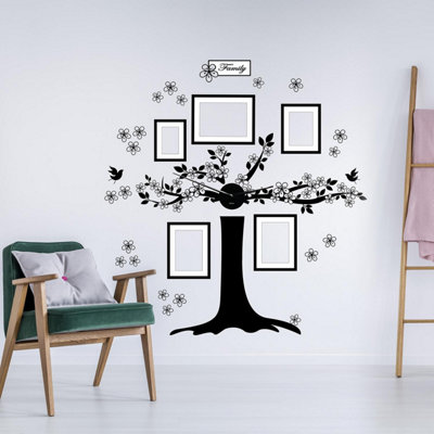 Walplus Photo Frame Birdcage Wall Clock