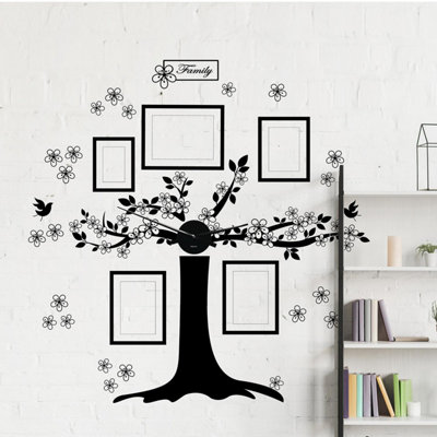 Walplus Photo Frame Birdcage Wall Clock - 3