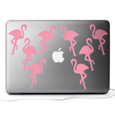 Walplus Pink Flamingos X 3 Packs Kids Sticker PVC Pink