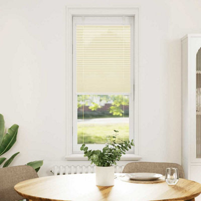 WALPLUS Pleated Window Blind Cream Polyester 40 x 100 cm 1 Package
