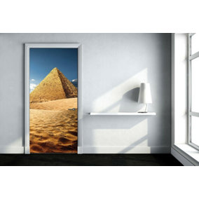 Walplus Pyramid Self-Adhesive Door Mural Sticker For All Europe Size 90Cm X 200Cm Vinyl