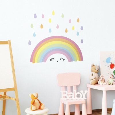 Walplus Rainbow Kids Sticker PVC Multicoloured - 4