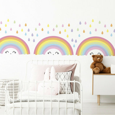 Walplus Rainbow Kids Sticker PVC Multicoloured - 5