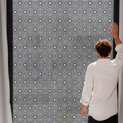 Walplus Rhombus Pattern Window Privacy Film Windows Clings - 5