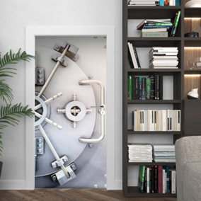 Walplus Safe Power Door Mural Self-Adhesive Decoration Decals Living Room Diy