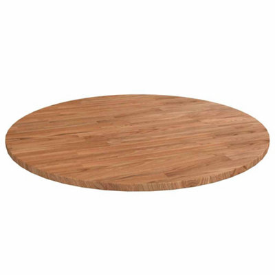 WALPLUS Solid Oak Wood Round Table Top Rustic Replacement Dining Coffee ...