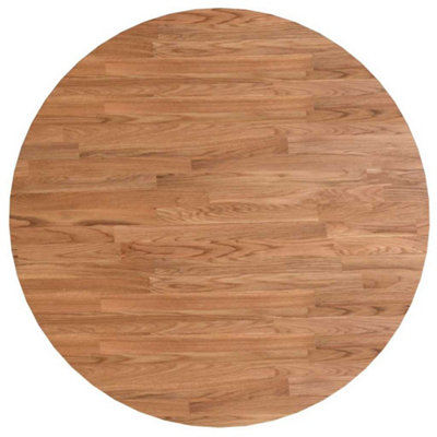 WALPLUS Solid Oak Wood Round Table Top Rustic Replacement Dining Coffee ...