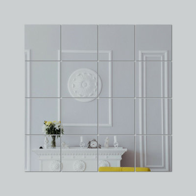 Walplus Square Mirror Wall Art 16pcs - 3