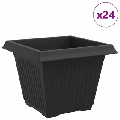 WALPLUS Square Plastic Flower Pot Modern Design