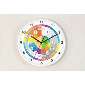 Walplus Tell the time Children Clock - 25 cm / 9.8 in