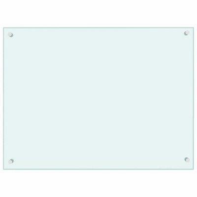 WALPLUS Tempered Glass Kitchen Splashback Heat Resistant Easy Clean ...