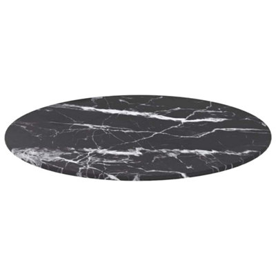 WALPLUS Tempered Glass Table Top Marble Effect Replacement Dining ...